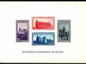 Spain 1938 Monuments 20 CTS Multicolor Edifil 848